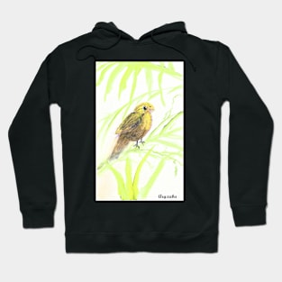 Canary Bird Enjoying the Day Hoodie